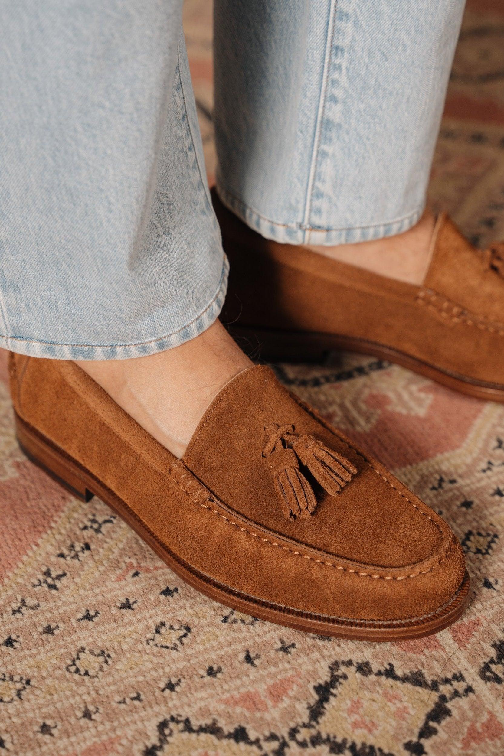 Mocassim Loafer em Camurça Marrom - Outlier