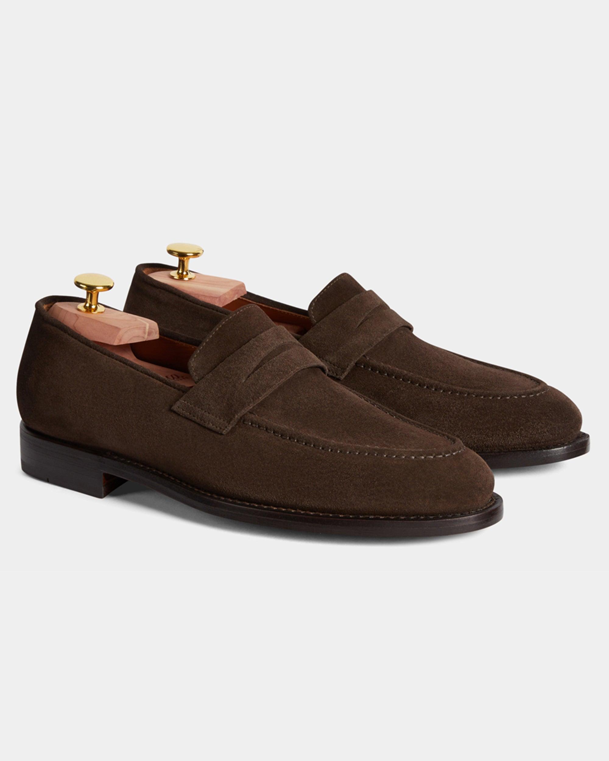 Mocassim de Couro Marrom Escuro - Outlier