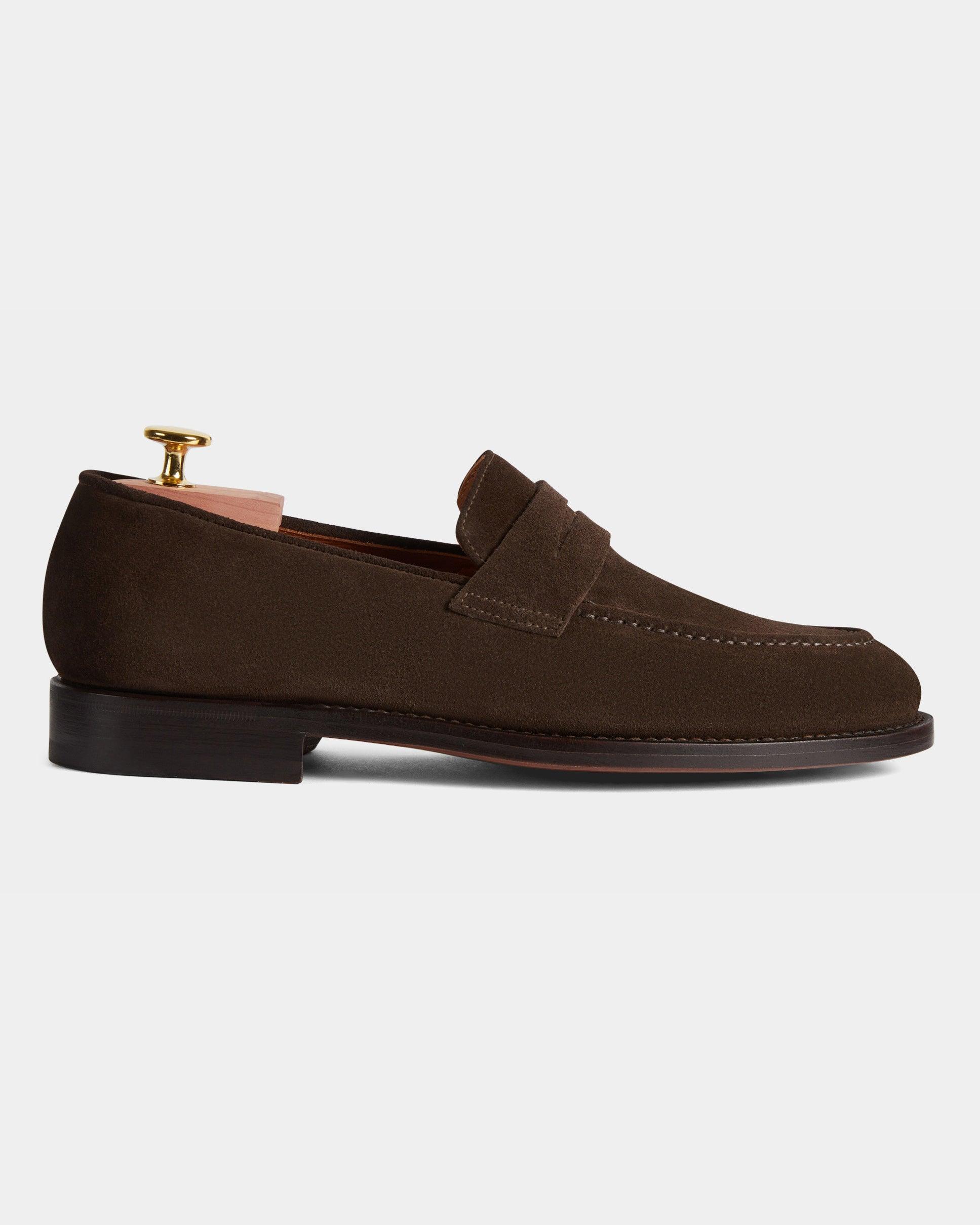 Mocassim de Couro Marrom Escuro - Outlier