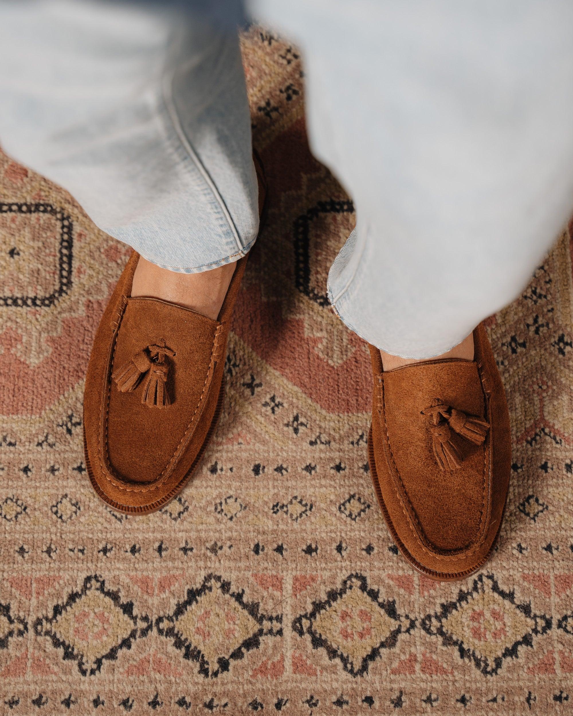 Mocassim Loafer em Camurça Marrom - Outlier