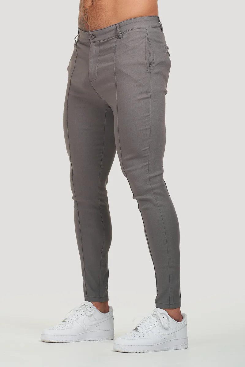 Calça Social Masculina Slim Fit Cinza - Outlier Legacy