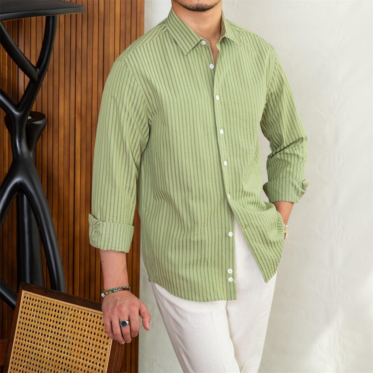 Camisa Social Listrada Casual -Outlier