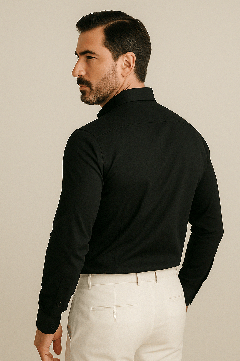 Camisa Social Masculina Preta - Outlier Legacy