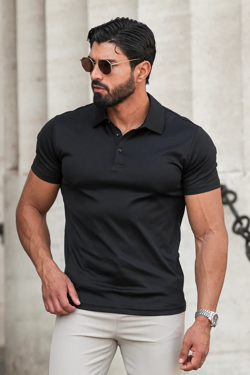 Camisa Polo de Luxo - 100% Algodão