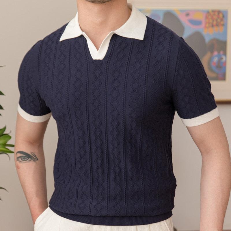 Camisa Polo em Tricot Premium - Outlier