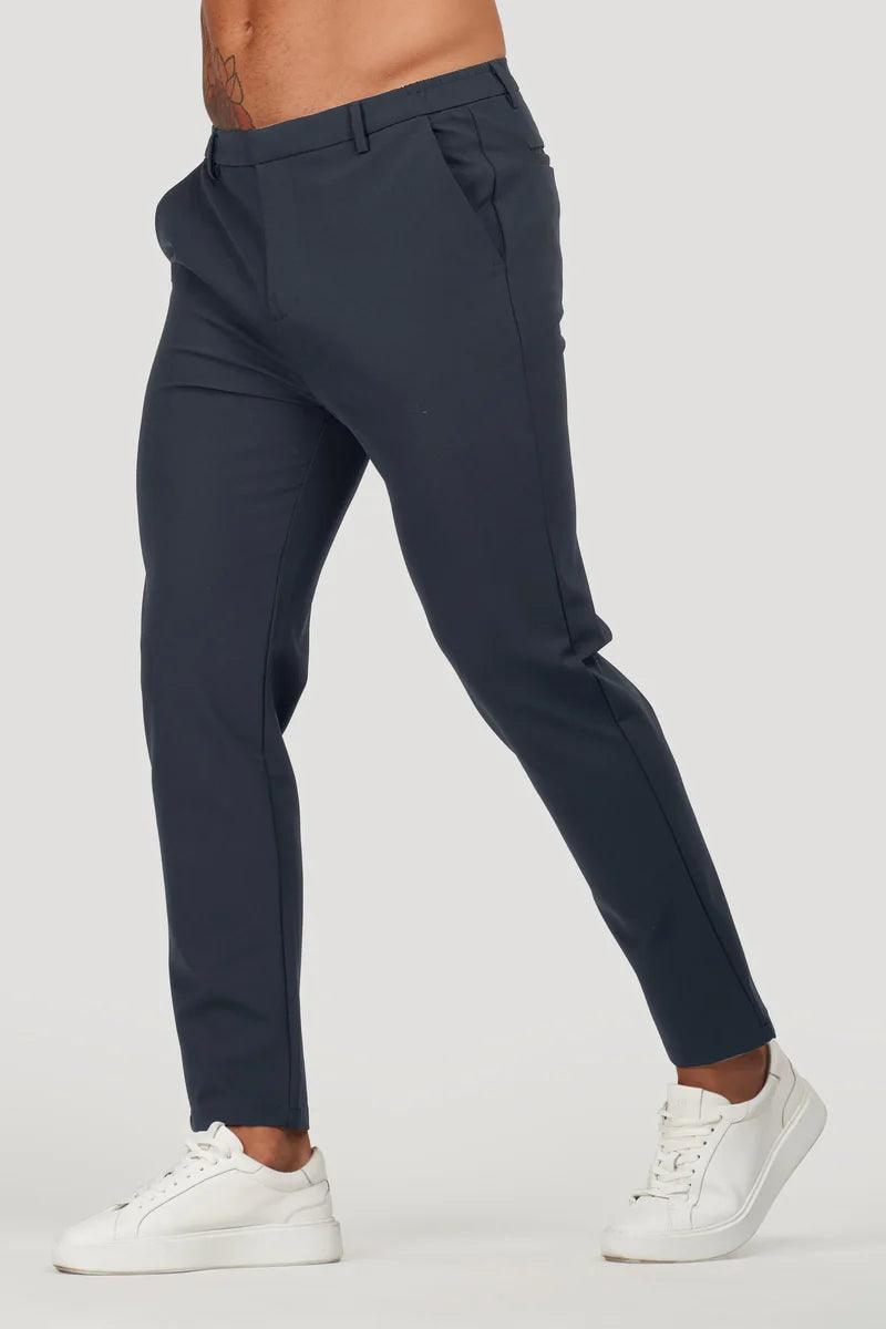 Calça Alfaiataria Masculina Reta Azul Marinho - Outlier Legacy