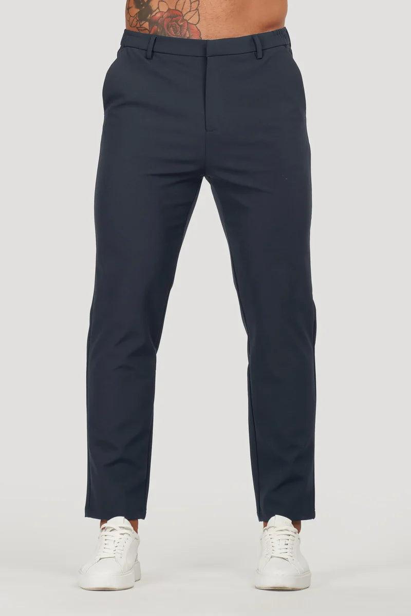 Calça Alfaiataria Masculina Reta Azul Marinho - Outlier Legacy