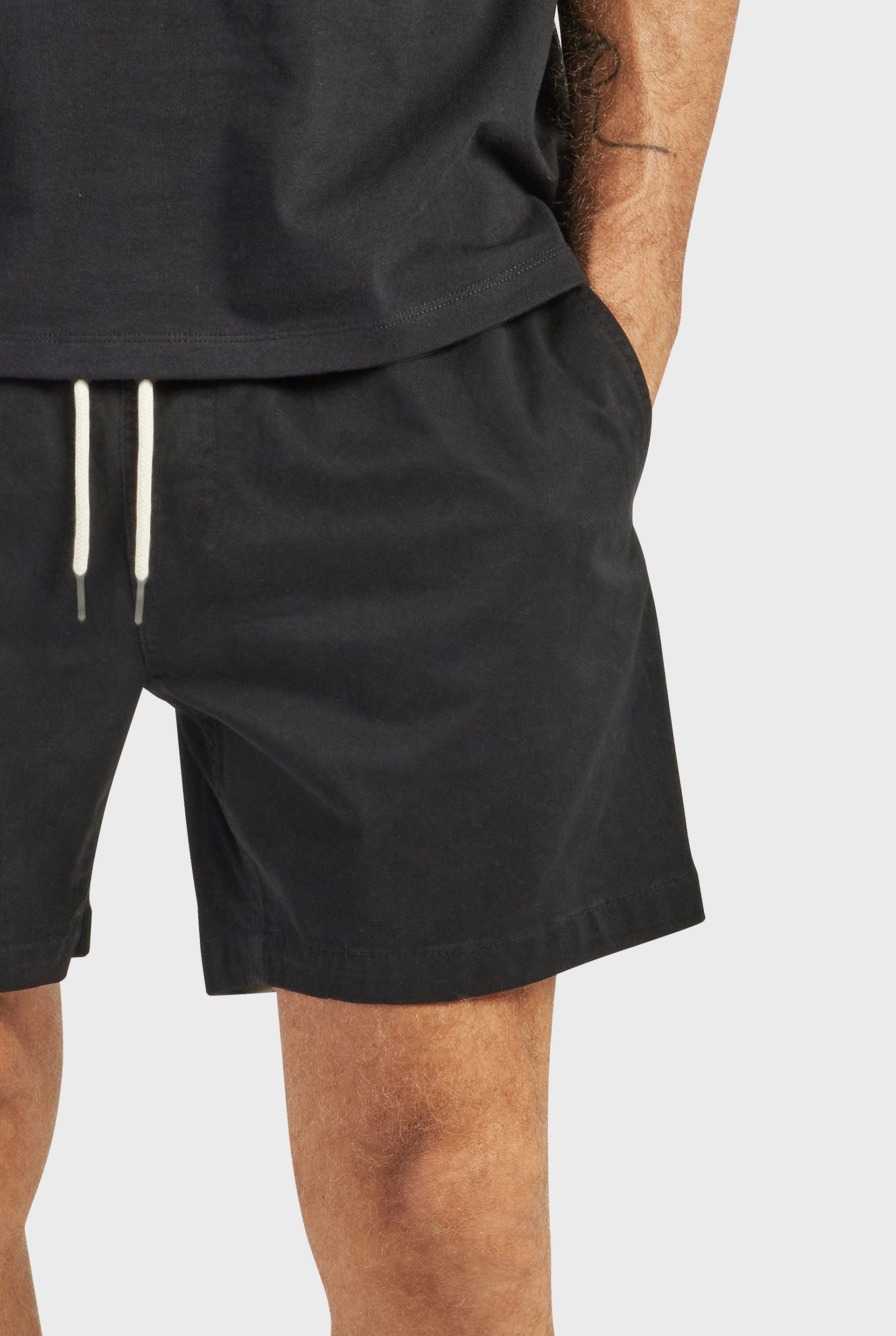 Short de Linho Leve e Elegante Preto - Outlier