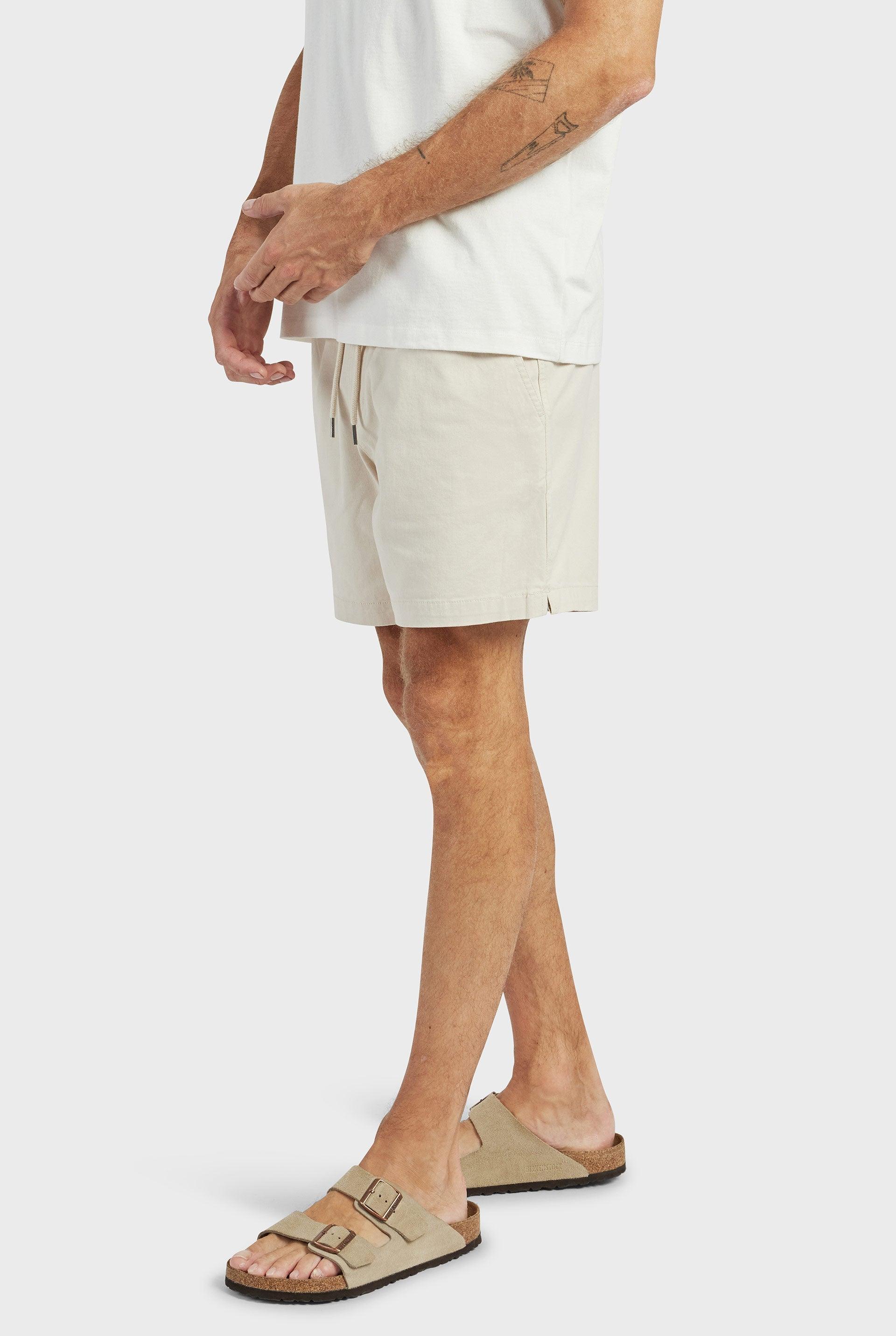 Short de Linho Leve e Elegante Off White - Outlier