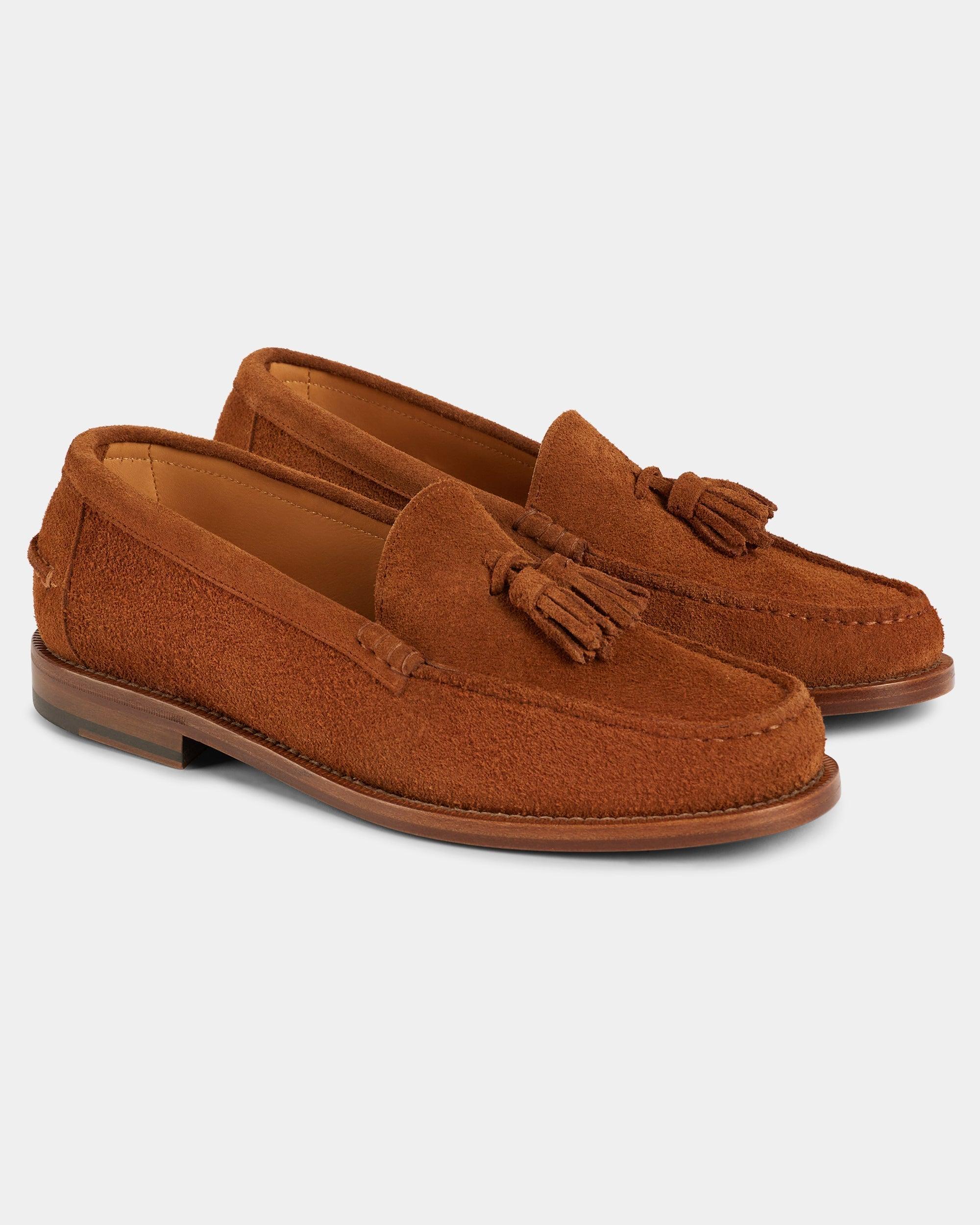 Mocassim Loafer em Camurça Marrom - Outlier