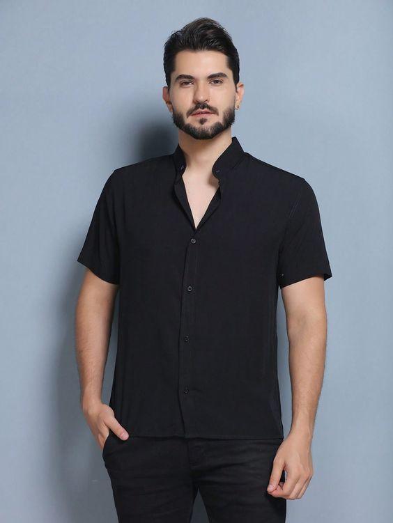 Camisa de Linho Manga Curta Leve e Estilosa - Outlier